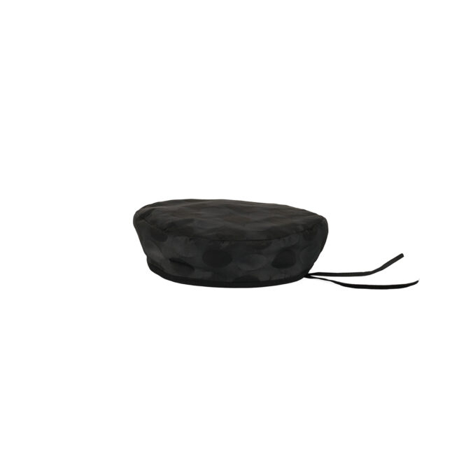 BLACK JAQCUARD FRENCH BERET