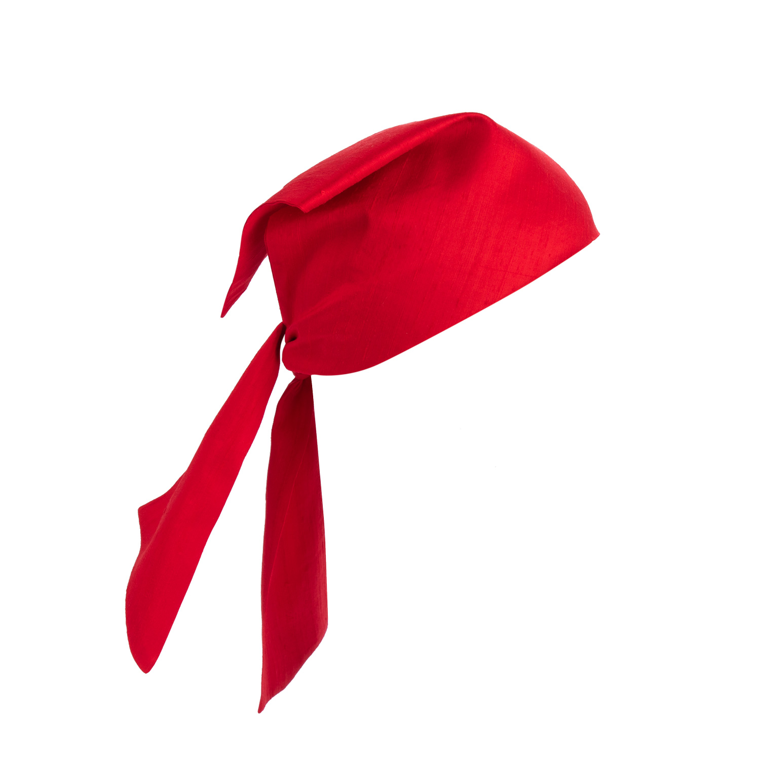 Alternative view of MASHA - Red Silk Bandana