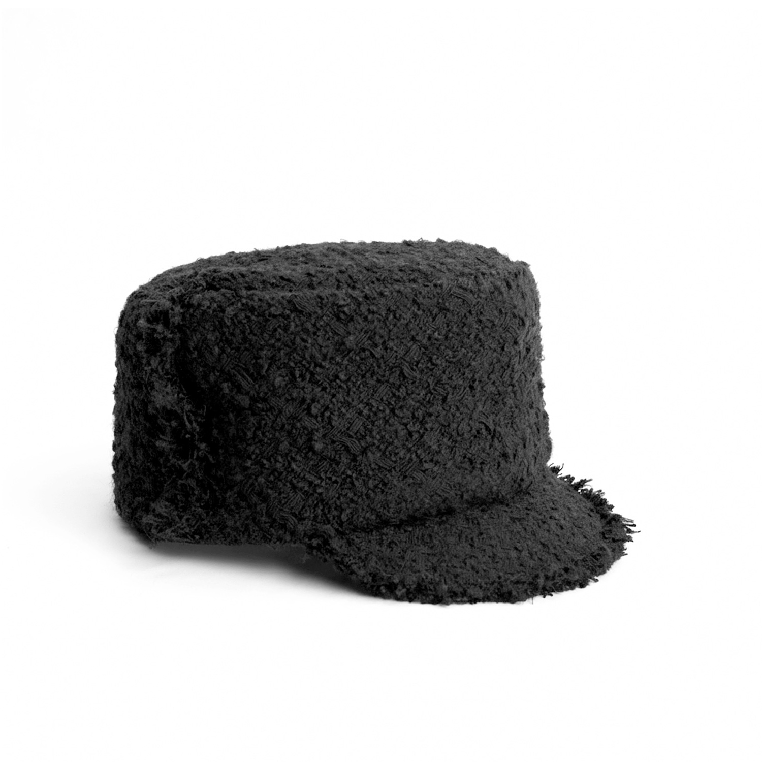 SASHA - Black Tweed Nutcracker Hat